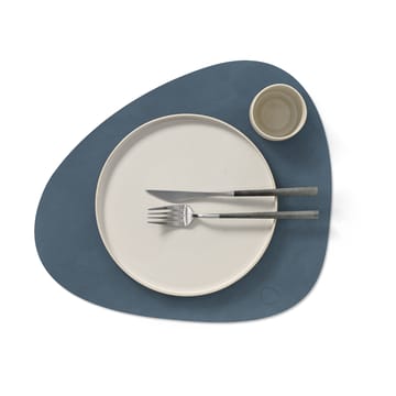 Set de table Nupo curve réversible L 1 pièce - Dark blue-black - LIND DNA