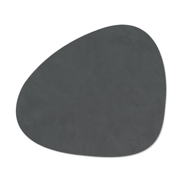 Set de table Nupo curve réversible L 1 pièce - gris anthracite-gris clair - LIND DNA