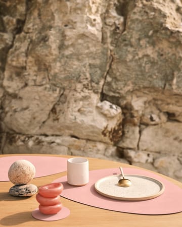 Set de table Nupo curve réversible L 1 pièce - rose-gris clair - LIND DNA