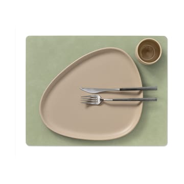 Set de table Nupo réversible square L 1 pièce - Dark green-olive green - LIND DNA