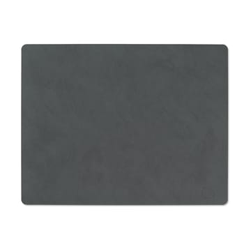 Set de table Nupo réversible square L 1 pièce - Gris Anthracite -gris clair - LIND DNA