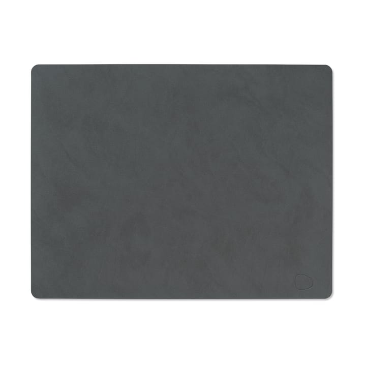 Set de table Nupo réversible square L 1 pièce, Gris Anthracite -gris clair LIND DNA