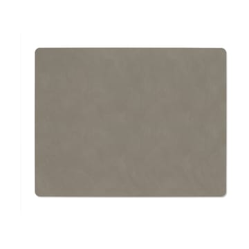 Set de table Nupo réversible square L 1 pièce - Linen-Flint grey - LIND DNA