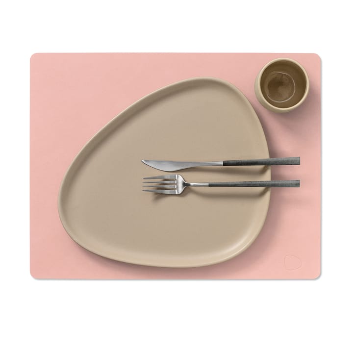 Set de table Nupo réversible square L 1 pièce, Rose-gris clair LIND DNA