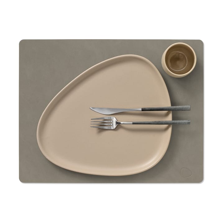 Set de table Nupo square L, Flint grey LIND DNA