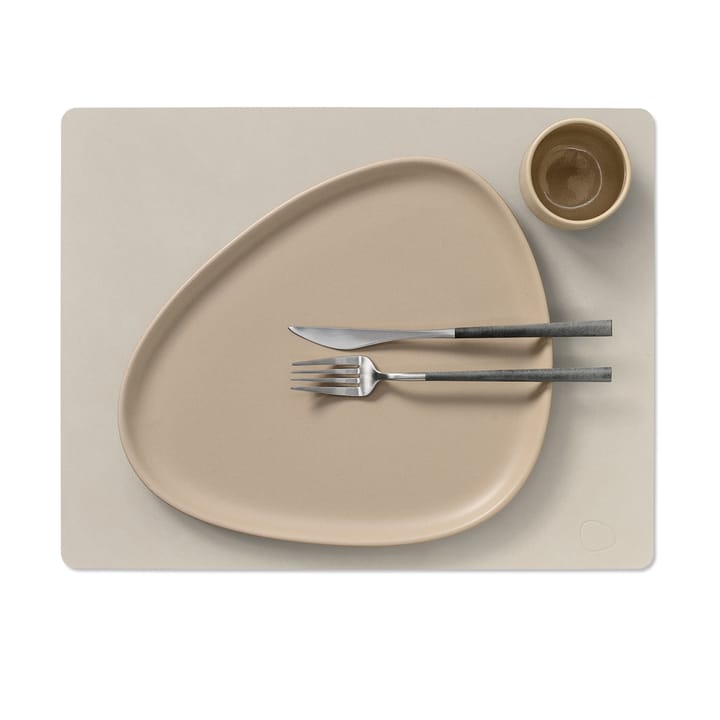 Set de table Nupo square L, Oyster white LIND DNA