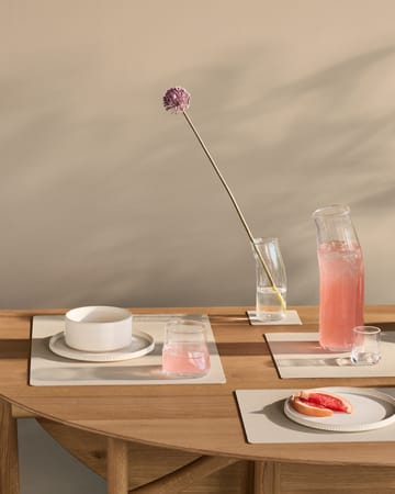 Set de table Nupo square L - Oyster white - LIND DNA