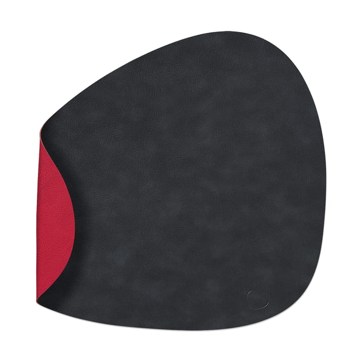 Set de table réversible curve Cloud L 1 pièce - Black-red - LIND DNA