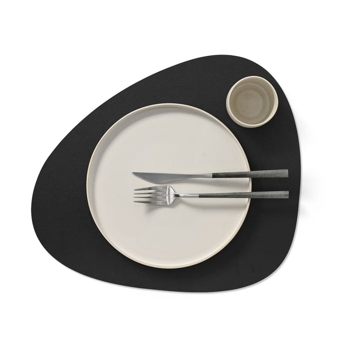 Set de table Serene Curve L 37x44 cm, Noir LIND DNA