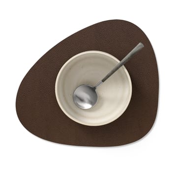 Set de table Serene Curve S 24x28 cm - Noisette - LIND DNA