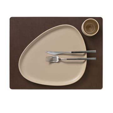 Set de table Serene Square L 35x45 cm - Noisette - LIND DNA