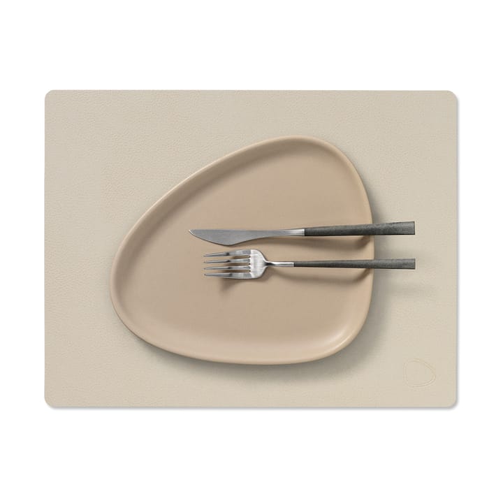 Set de table Serene Square M 26,5x34,5 cm, Crème LIND DNA