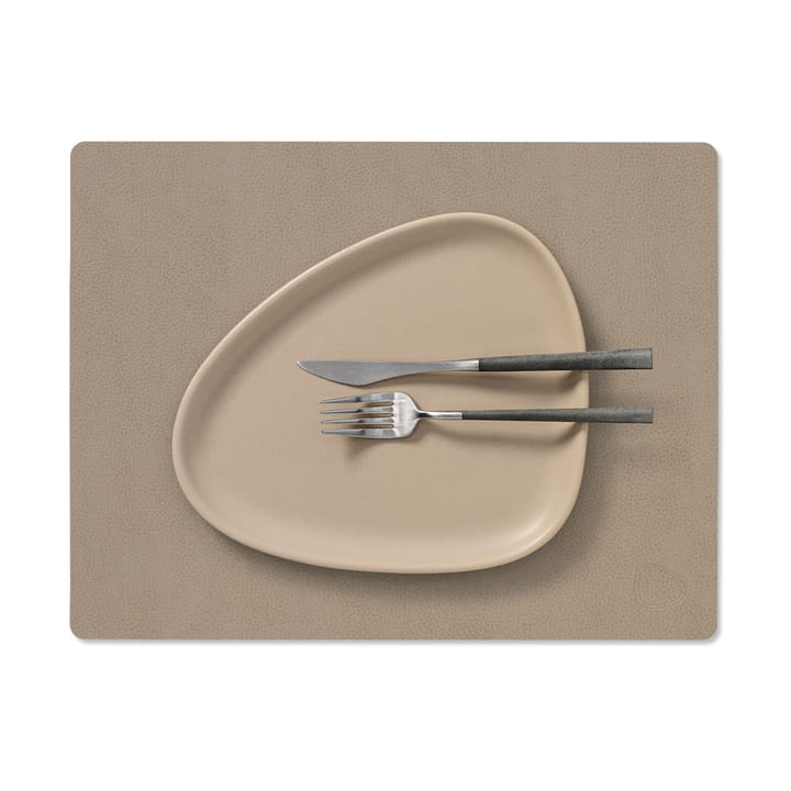 Set de table Serene Square M 26,5x34,5 cm, Gris taupe LIND DNA