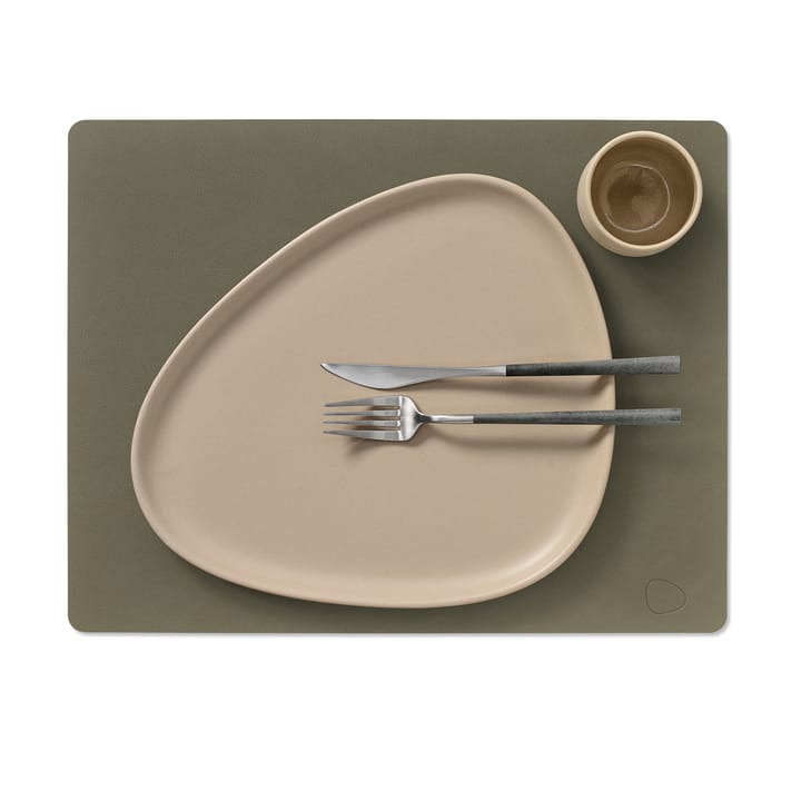 Set de table Square Nupo 35x45 cm, army green LIND DNA