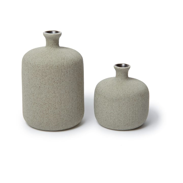 Vase Bottle, Sand grey, small Lindform