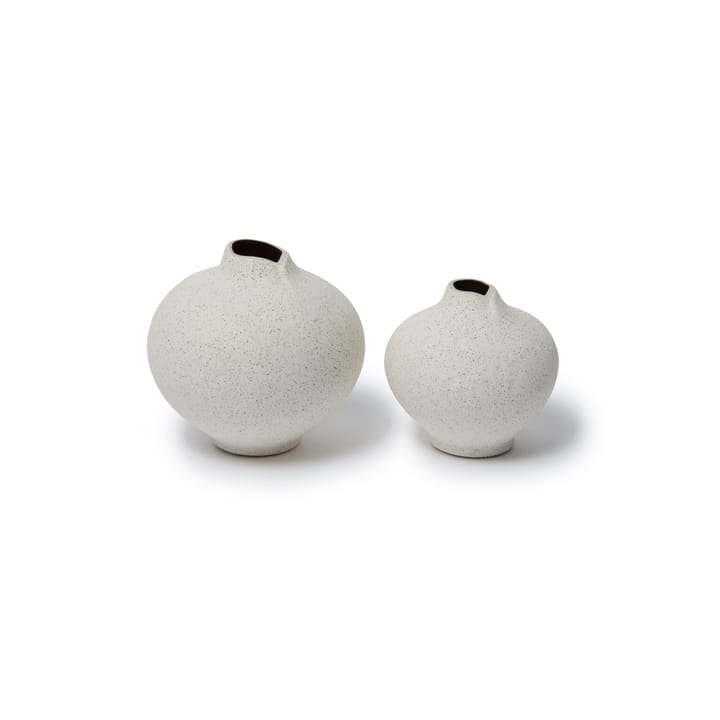 Vase Line, Sand white, small Lindform