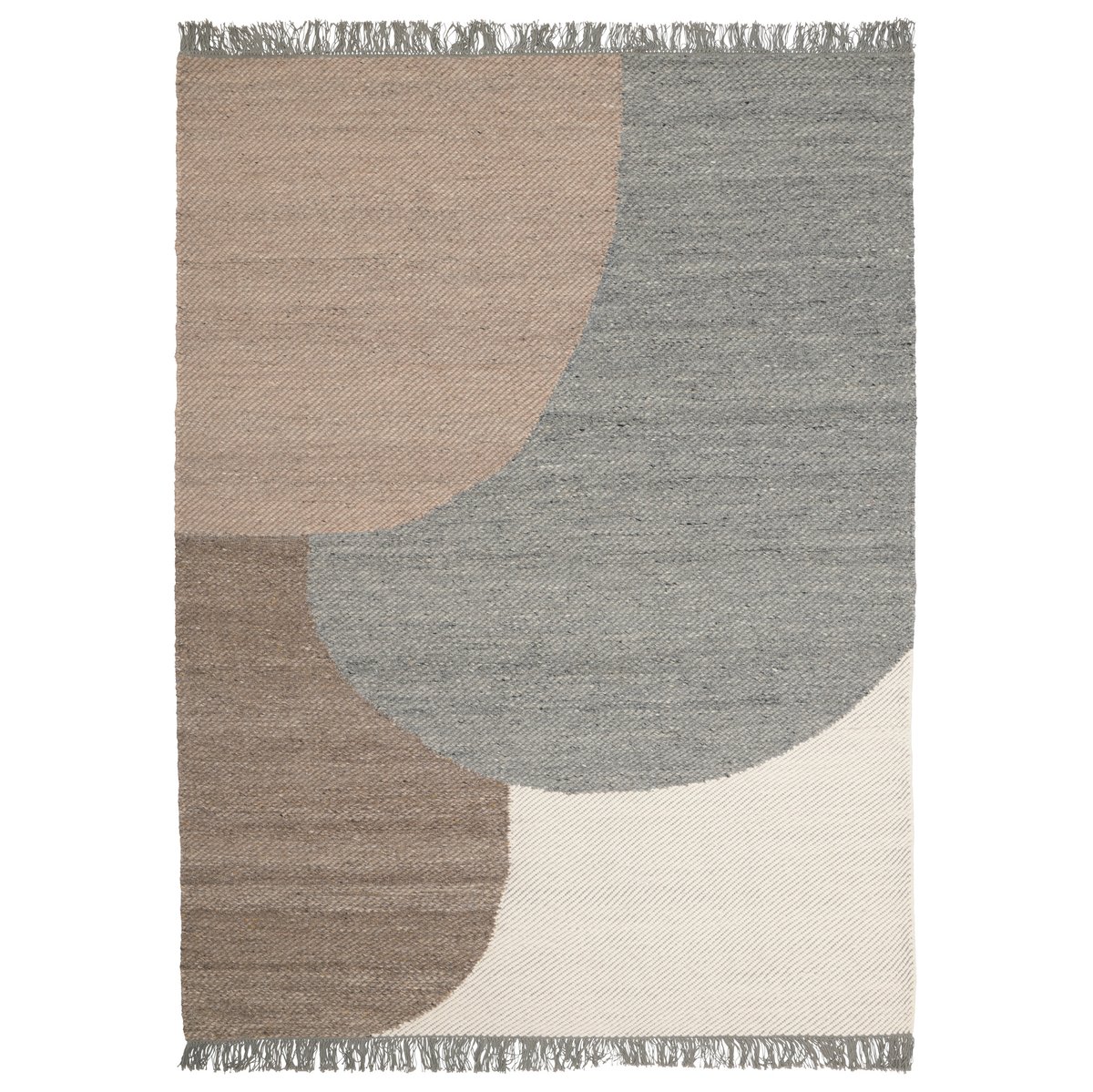 Linie Design Tapis en laine Eik 140x200 cm Grey