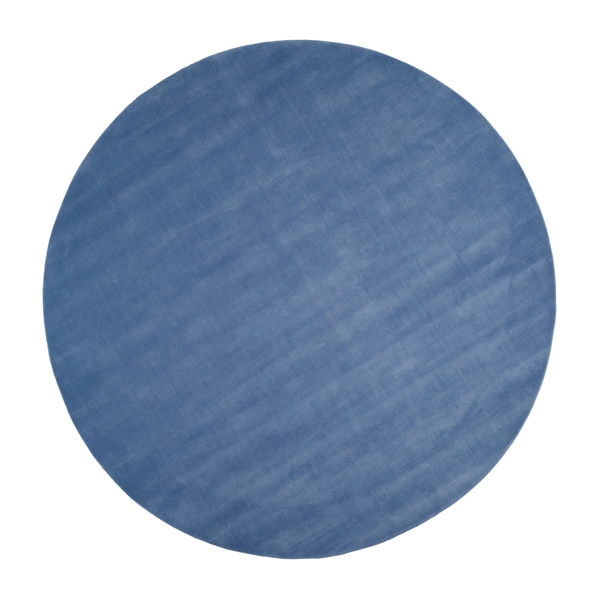 Linie Design Tapis en laine Halo Cloud rond Ø 250 cm Blue