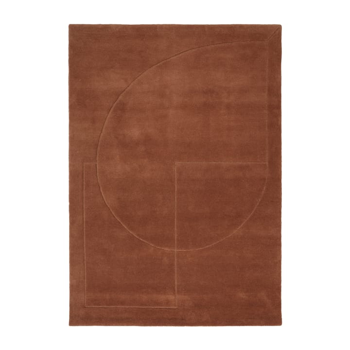 Tapis en laine Lineal Poem - Amber, 170x240 cm - Linie Design