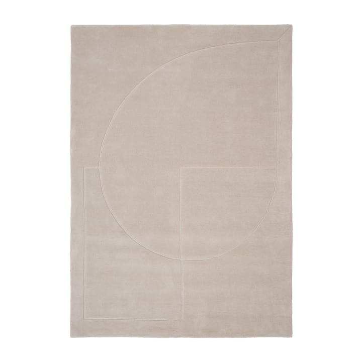 Tapis en laine Lineal Poem - Beige, 250x350 cm - Linie Design