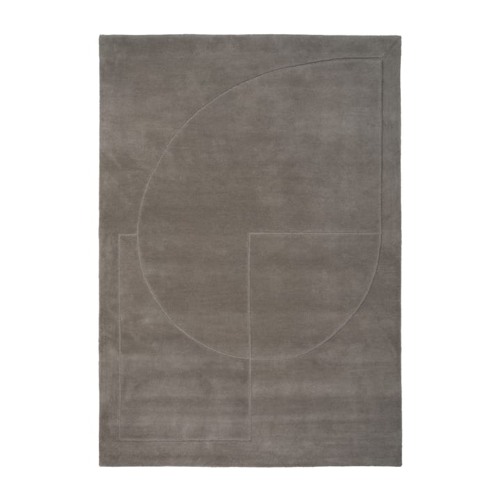 Tapis en laine Lineal Poem - Grey, 170x240 cm - Linie Design