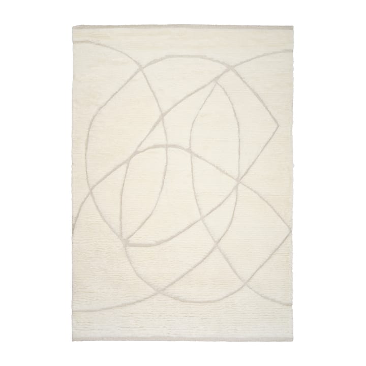 Tapis en laine Lineal Sweep, White, 140x200 cm Linie Design