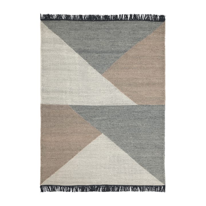 Tapis en laine Skuld - Light grey, 140x200 cm - Linie Design