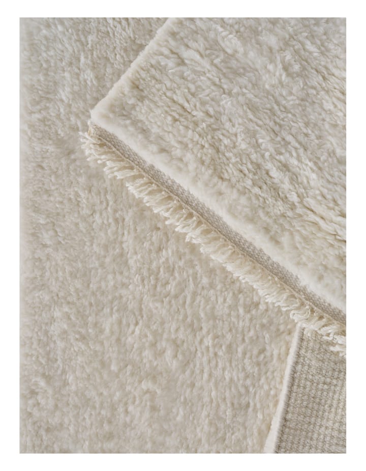 Tapis en laine Soft Savannah, White, 140x200 cm Linie Design