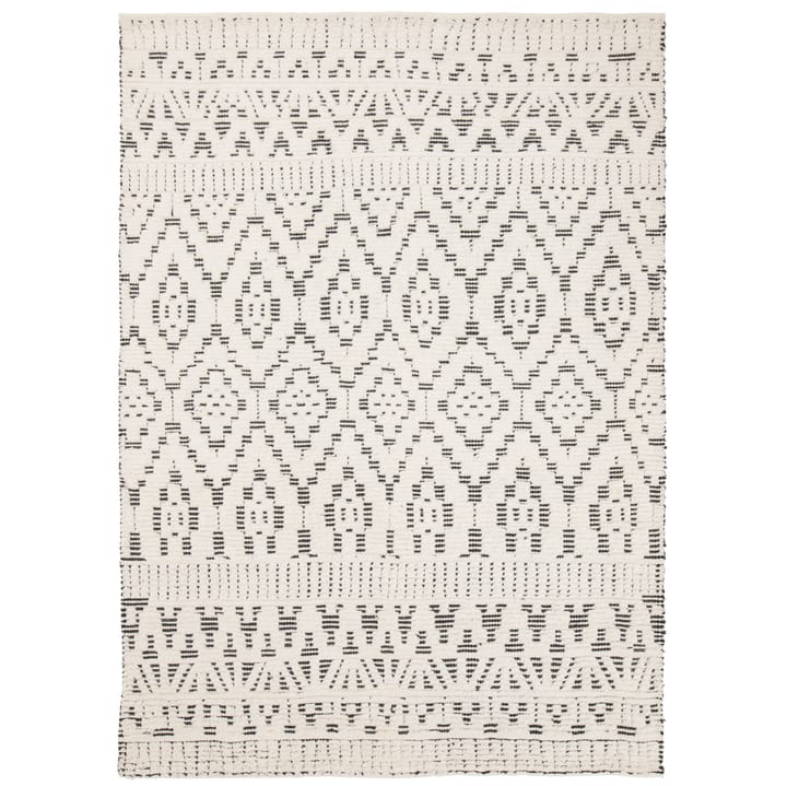 Tapis en laine Zelbio 140x200cm, White-black Linie Design