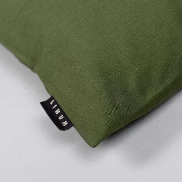 Housse de coussin Annabell 50x50 cm - Vert olive foncé - Linum