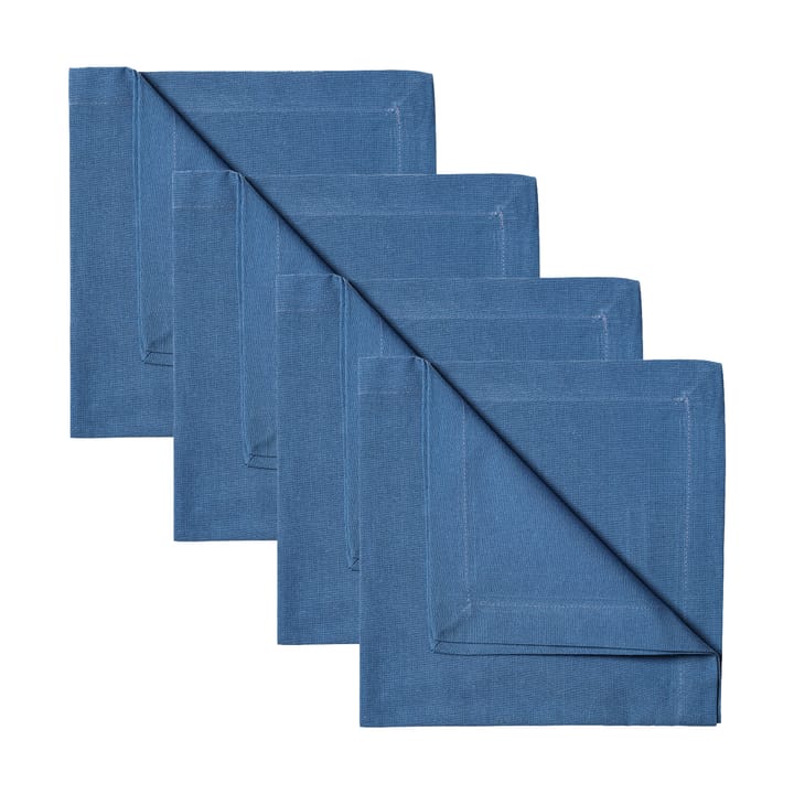 Serviette Robert Lot de 4 - Bleu foncé - Linum