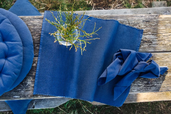 Serviette Robert Lot de 4 - Indigo bleu - Linum