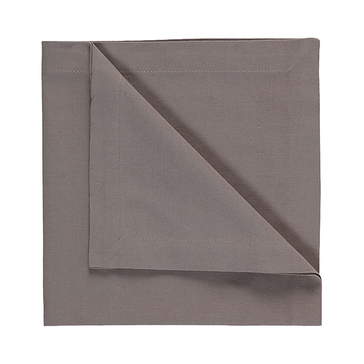 Serviette Robert Lot de 4 - Marron taupe - Linum