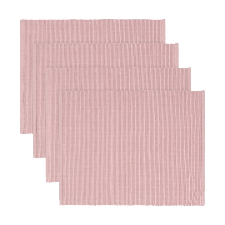 Set de table Uni 35x46 cm, lot de 4 - Rose poussiére - Linum