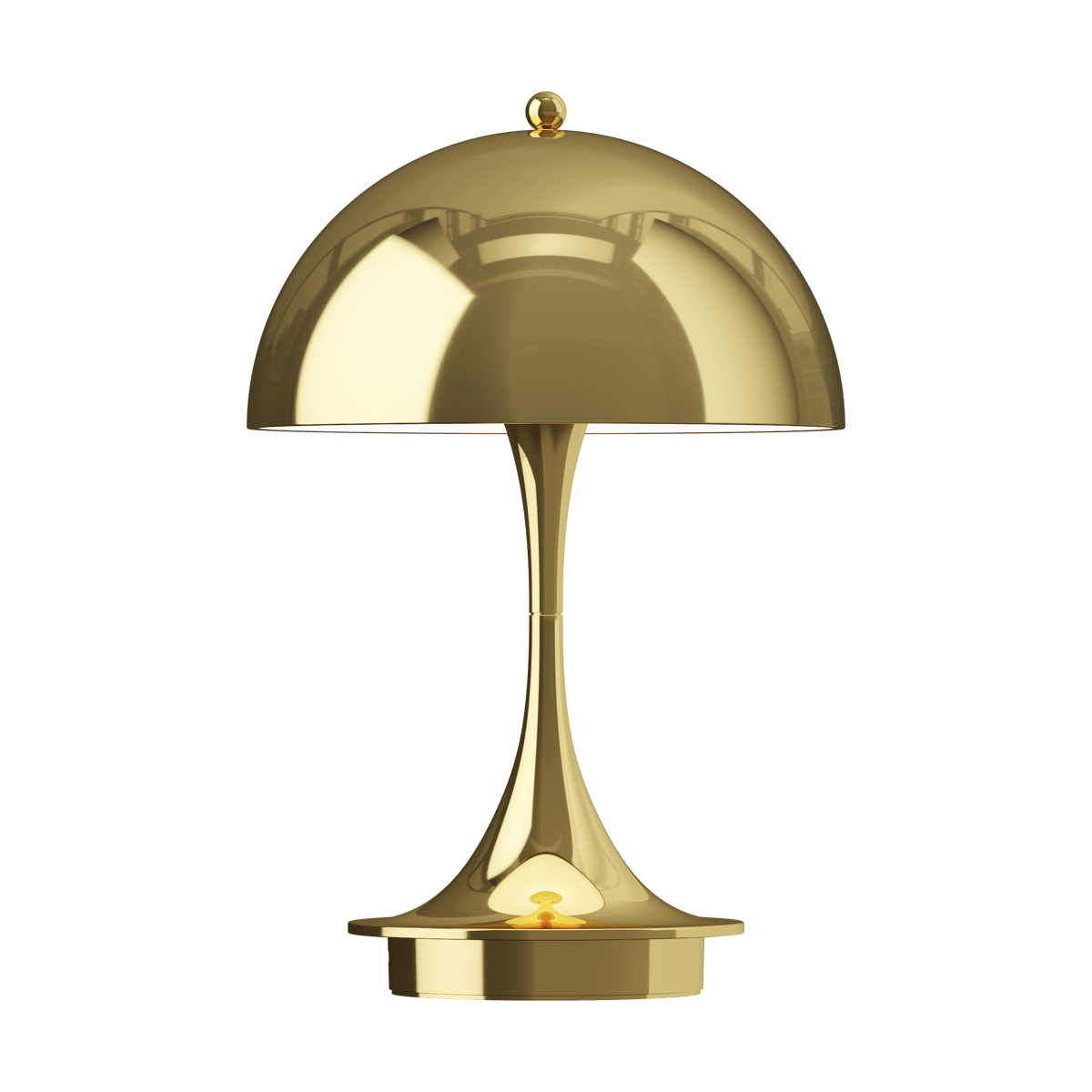 Louis Poulsen Lampe de table Panthella 160 Portable v3 Brass metallised