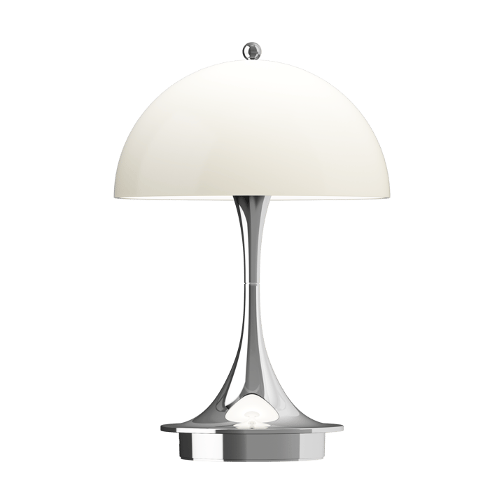 Lampe de table Panthella 160 Portable v3 - Chrome opal beige - Louis Poulsen