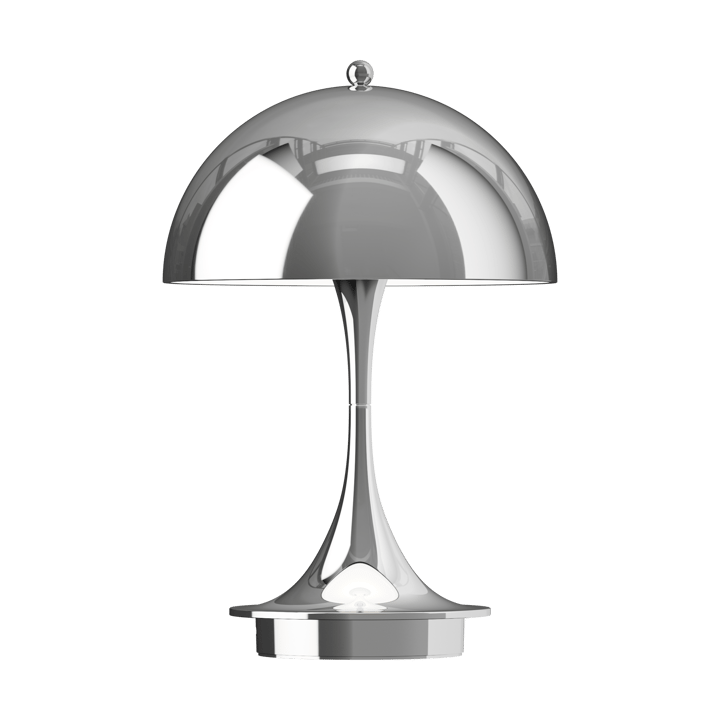 Lampe de table Panthella 160 Portable v3 - Chrome - Louis Poulsen