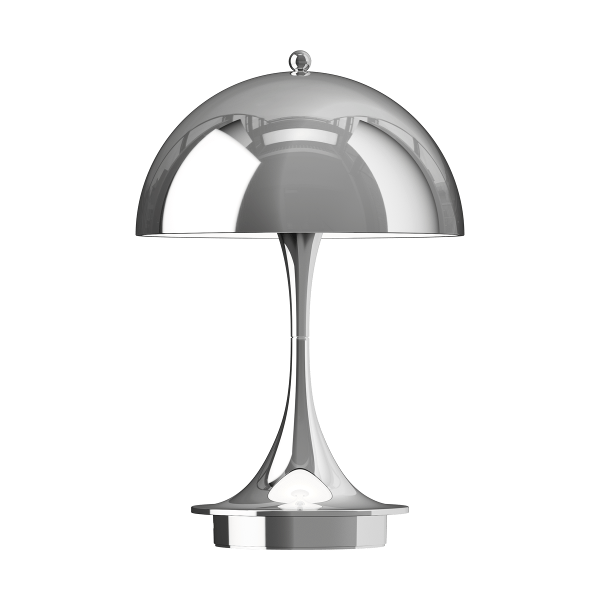 Louis Poulsen Lampe de table Panthella 160 Portable v3 High lustre chrome plated