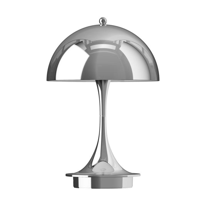 Lampe de table Panthella 160 Portable v3, High lustre chrome plated Louis Poulsen