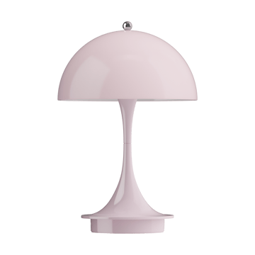 Lampe de table Panthella 160 Portable v3 - Opal pale rose - Louis Poulsen