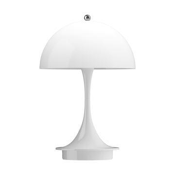 Lampe de table Panthella 160 Portable v3 - Opal white - Louis Poulsen