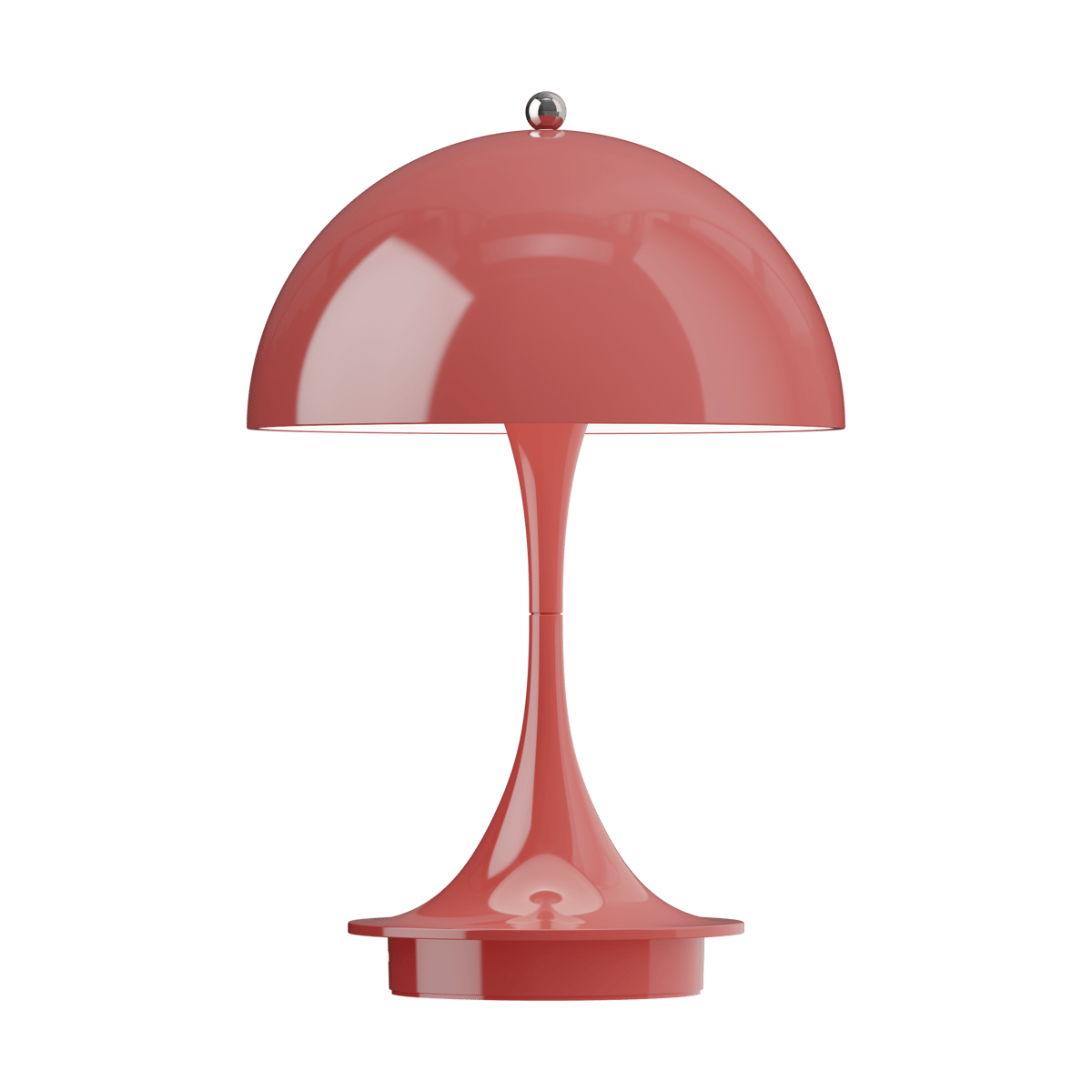 Louis Poulsen Lampe de table Panthella 160 Portable v3 Opaque coral