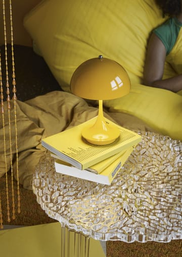 Lampe de table Panthella 160 Portable v3 - Opaque yellow - Louis Poulsen