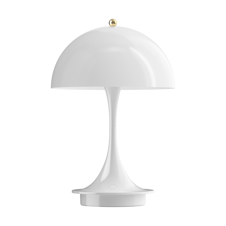 Lampe de table portable Panthella 160 Anniversary Edition - Brass metallised-white - Louis Poulsen