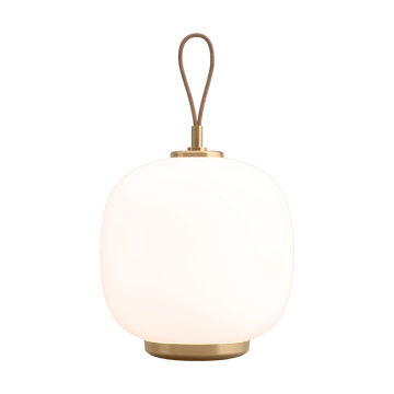 Lampe portable VL45 Radiohus Ø17,5 cm - Brass-pale rose glass - Louis Poulsen