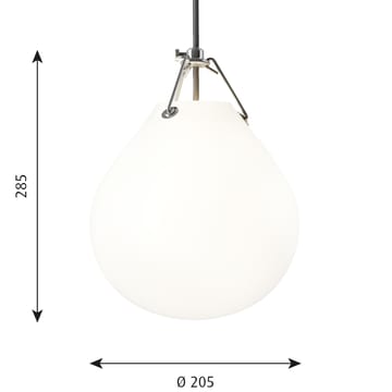 Suspension Moser Ø20,5cm - Blanc mat - Louis Poulsen