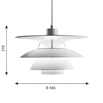 Suspension PH 5-4½ - Blanc - Louis Poulsen