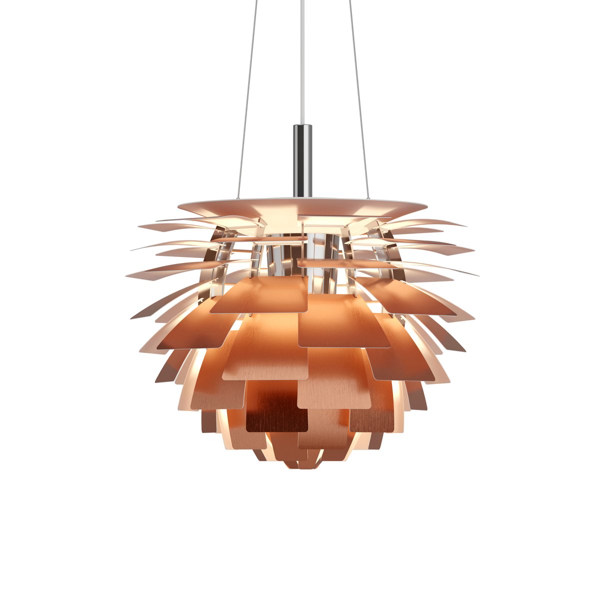 Louis Poulsen Suspension PH Artichoke Ø48cm Cuivre