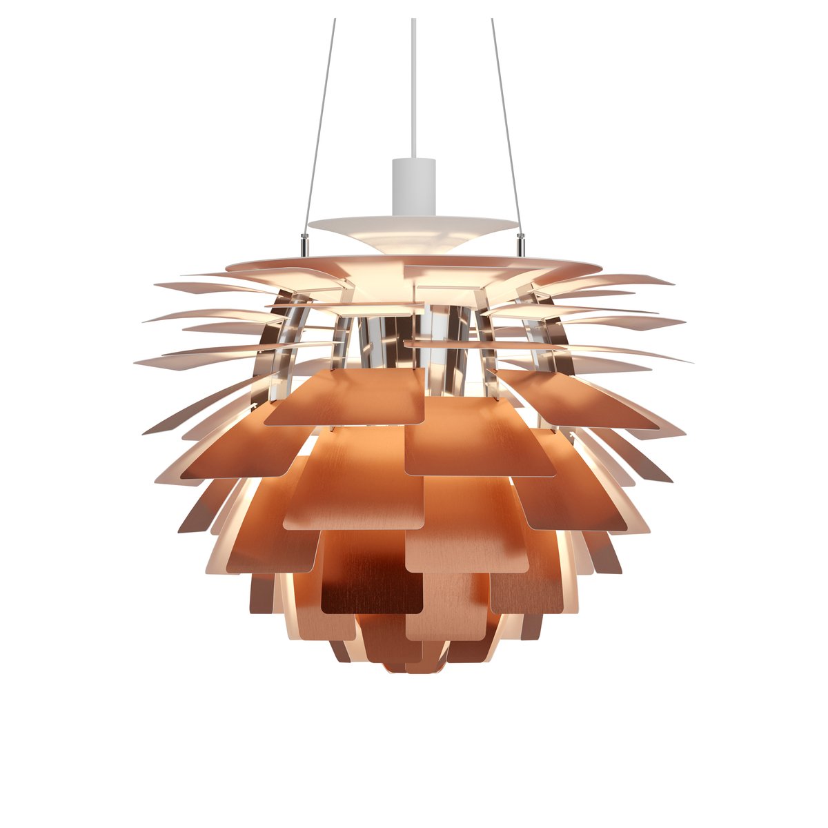 Louis Poulsen Suspension PH Artichoke Ø60cm Cuivre