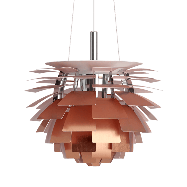 Suspension PH Artichoke E27 5,5 m câble, Cuivre, Ø72 cm Louis Poulsen